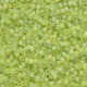 Miyuki Delica Perlen 11/0 - Matted transparent chartreuse ab DB-860